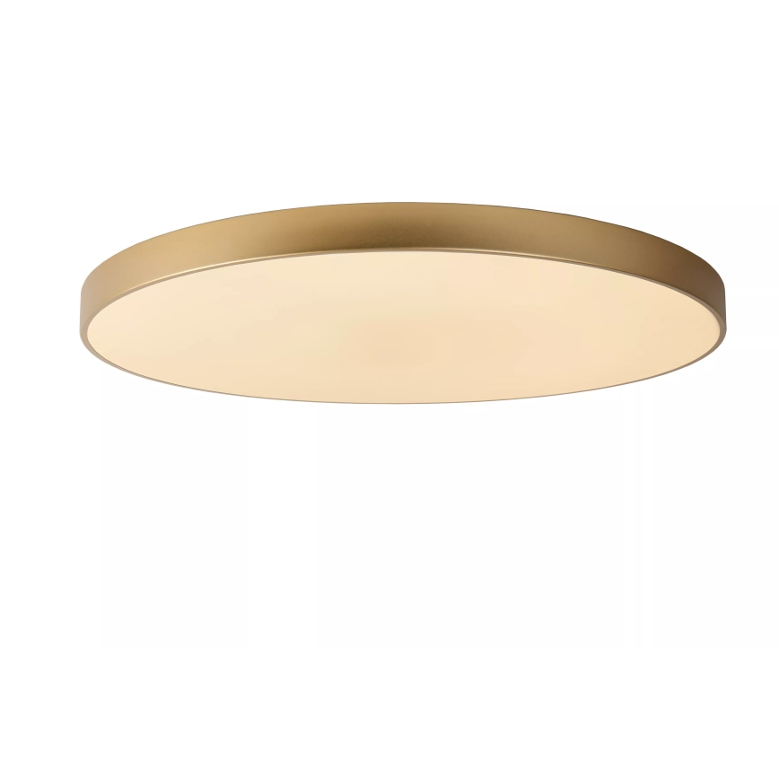 Lucide 79185/80/02 - LED Stmívatelné stropní svítidlo UNAR LED/80W/230V pr. 80 cm zlatá