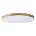 Lucide 79185/80/02 - LED Stmívatelné stropní svítidlo UNAR LED/80W/230V pr. 80 cm zlatá