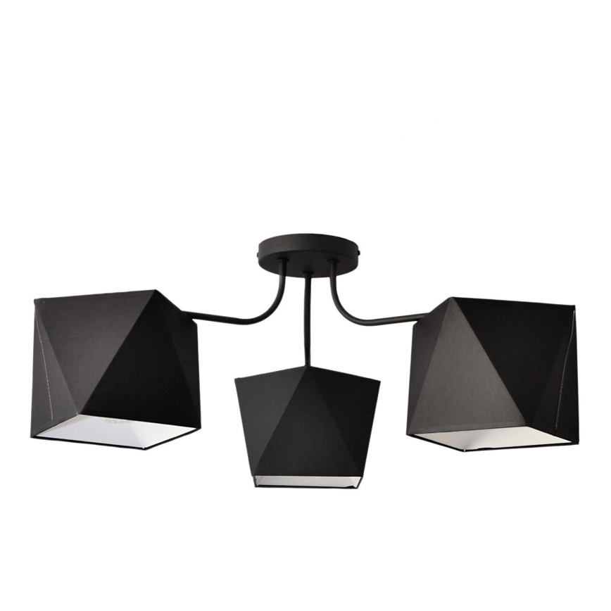 Lustr ADAMANT 3xE27/15W/230V černá