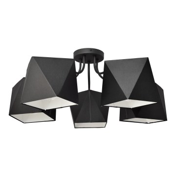 Lustr ADAMANT 5xE27/15W/230V černá