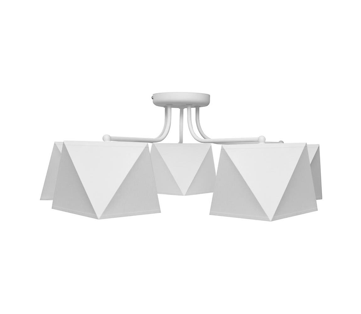Helam Lustr ADAMANT 5xE27/60W/230V bílá HE0477