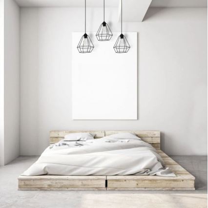 Lustr ALMA 3xE27/60W/230V černá