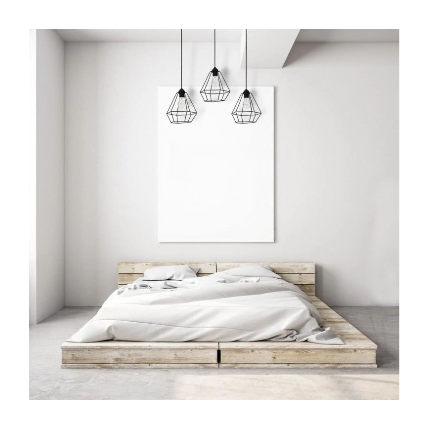 Lustr ALMA 3xE27/60W/230V černá
