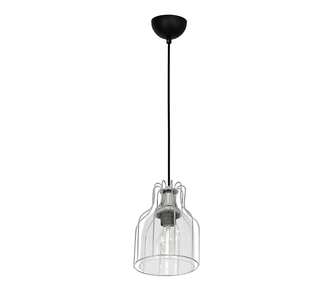 Luminex Lustr ARIA 1xE27/60W/230V černá LU7887