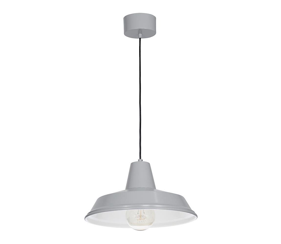 Luminex Lustr CLASS 1xE27/60W/230V šedá LU4028