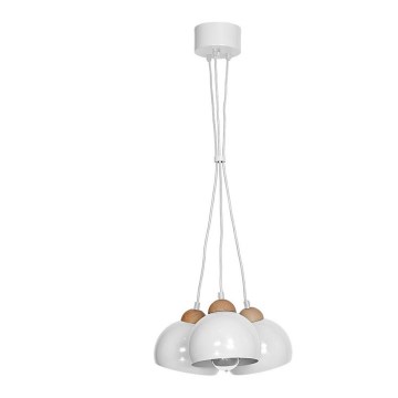Lustr DAMA 3xE27/60W/230V bílá