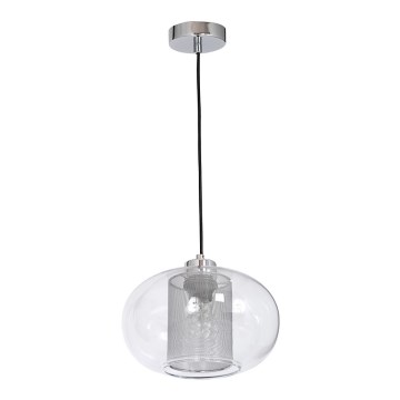 Lustr DORI 1xE27/60W/230V lesklý chrom