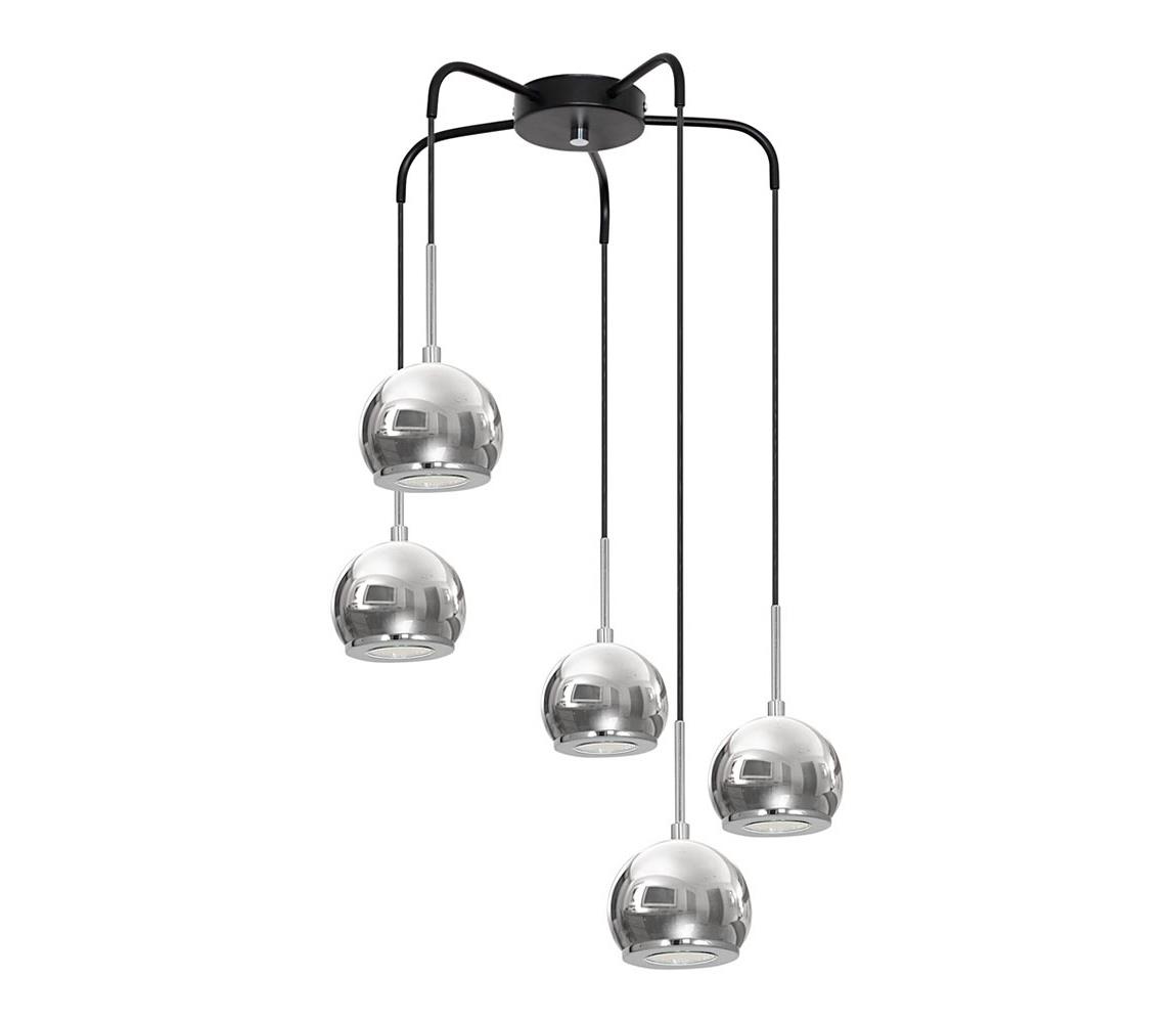 Luminex Lustr GERD 5xGU10/8W/230V lesklý chrom LU8953