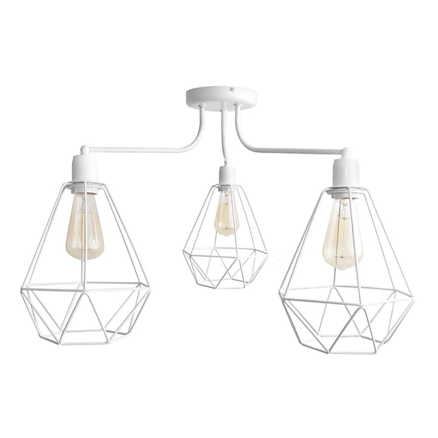Lustr KARO 3xE27/15W/230V bílá