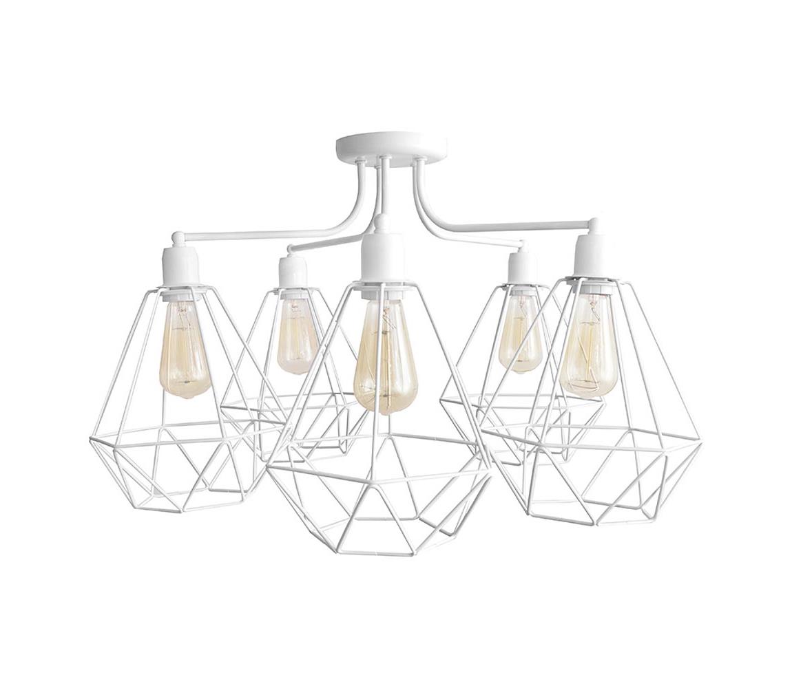 Helam Lustr KARO 5xE27/60W/230V bílá HE0472