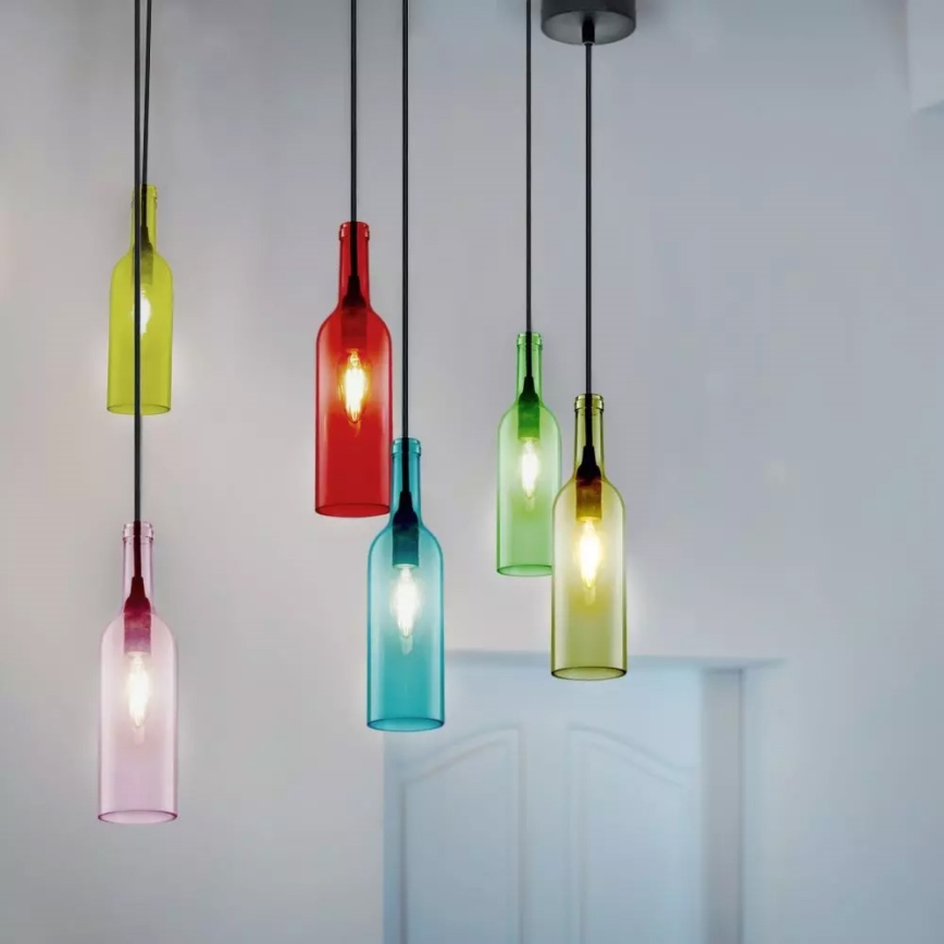 Lustr na lanku 1xE14/60W/230V