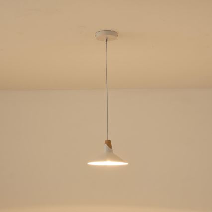 Lustr na lanku 1xE27/15W/230V bílá