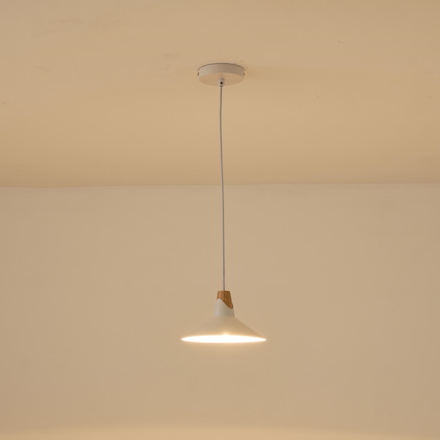 Lustr na lanku 1xE27/15W/230V bílá