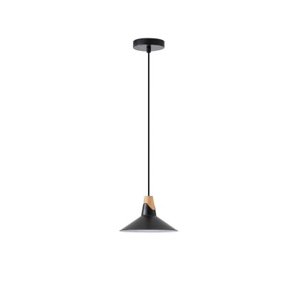 Lustr na lanku 1xE27/15W/230V černá