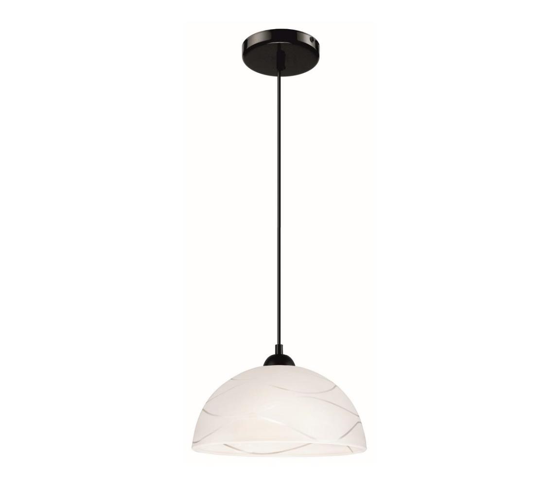 Lamkur Lustr na lanku 1xE27/60W/230V bílá LA41612