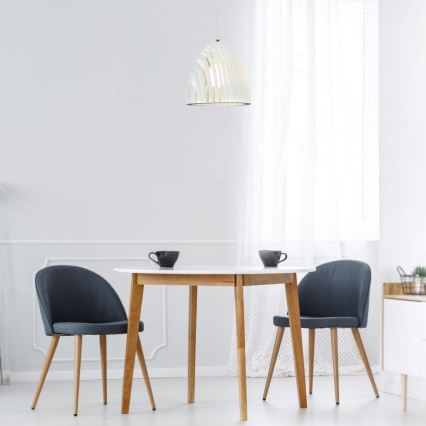 Lustr na lanku 1xE27/60W/230V bílá