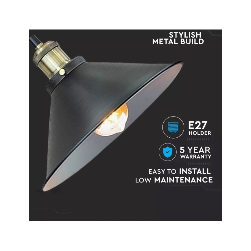 Lustr na lanku 1xE27/60W/230V