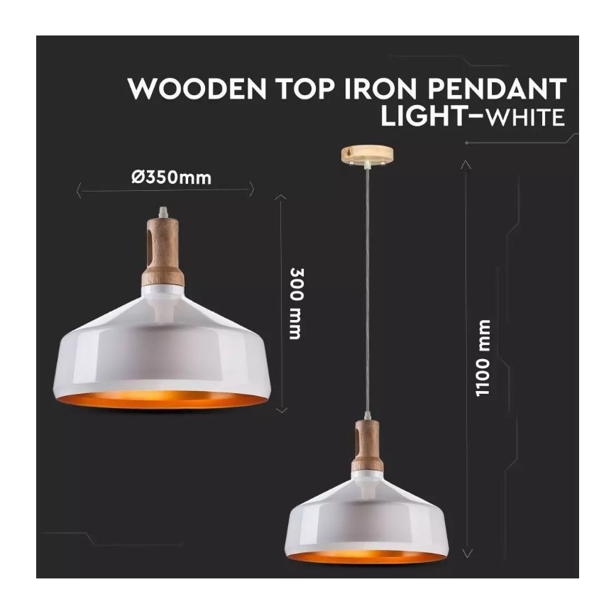 Lustr na lanku 1xE27/60W/230V