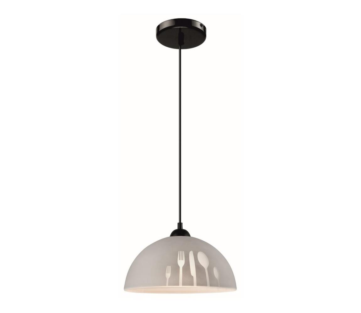 Lamkur Lustr na lanku 1xE27/60W/230V šedá LA41681