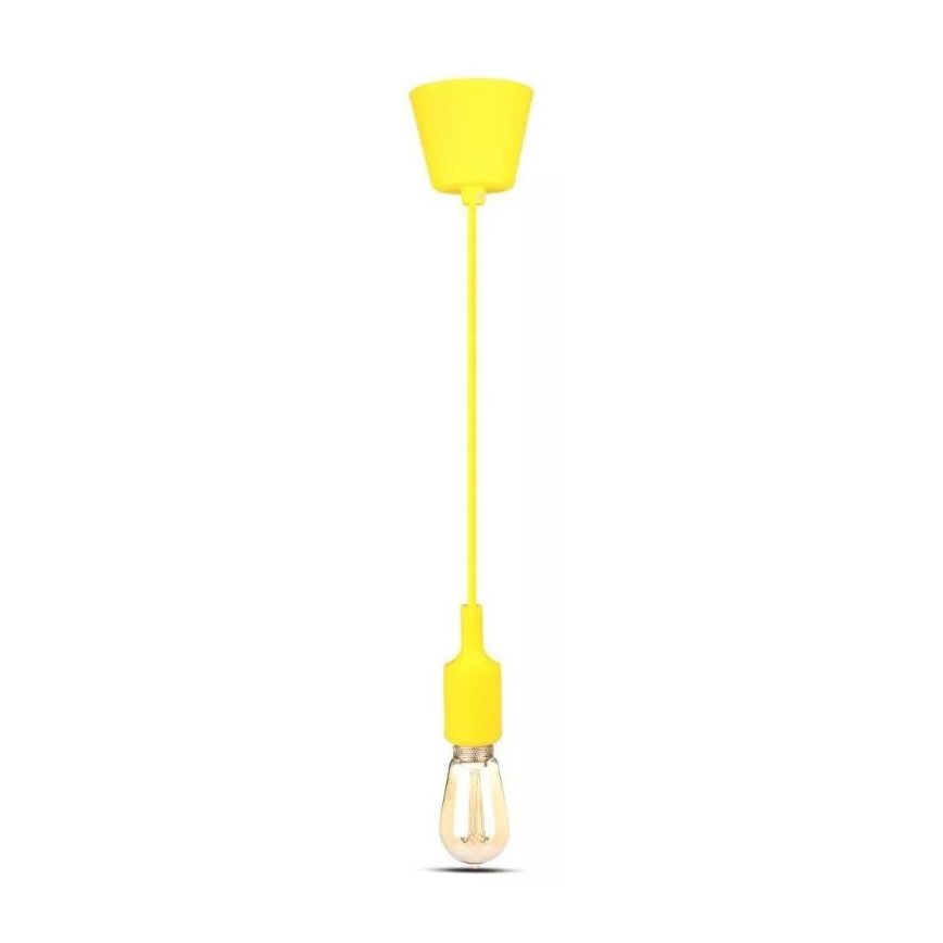 Lustr na lanku 1xE27/60W/230V žlutá