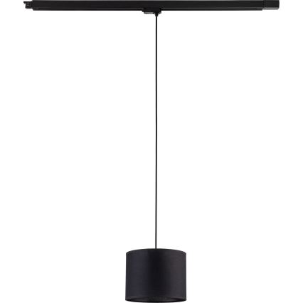 Lustr na lanku do 3-fázového lištového systému TRACER 1xE27/15W/230V pr. 20 cm černá