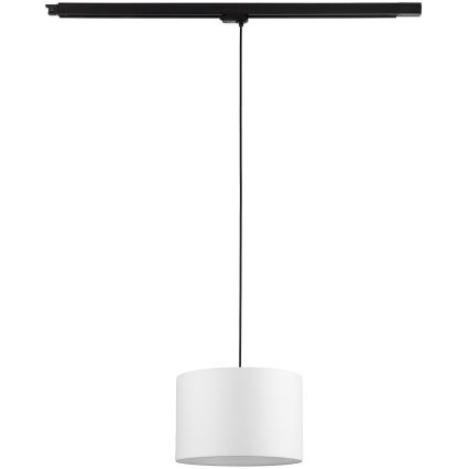 Lustr na lanku do 3-fázového lištového systému TRACER 1xE27/15W/230V pr. 30 cm černá/bílá
