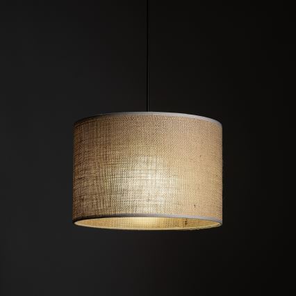 Lustr na lanku do 3-fázového lištového systému TRACER 1xE27/15W/230V pr. 30 cm černá/hnědá