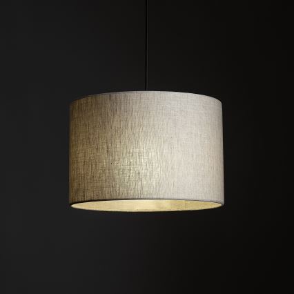 Lustr na lanku do 3-fázového lištového systému TRACER 1xE27/15W/230V pr. 30 cm černá/šedá