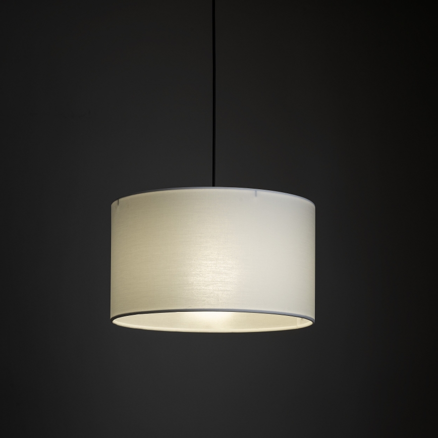 Lustr na lanku do 3-fázového lištového systému TRACER 1xE27/15W/230V pr. 38 cm černá/bílá