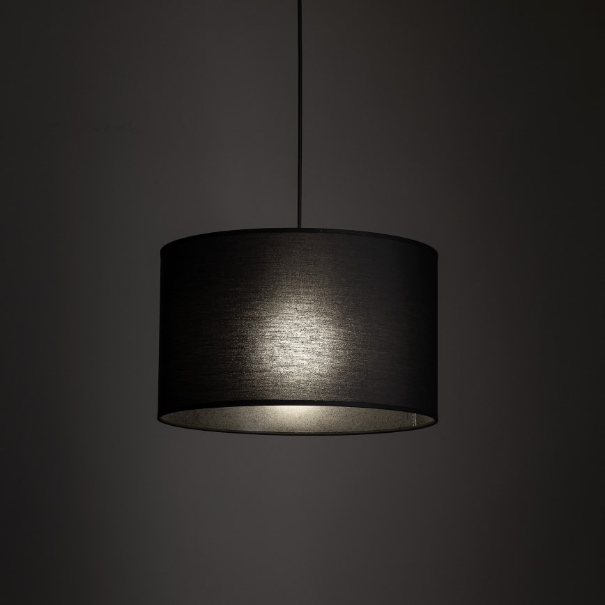 Lustr na lanku do 3-fázového lištového systému TRACER 1xE27/15W/230V pr. 38 cm černá