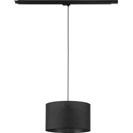 Lustr na lanku do 3-fázového lištového systému TRACER 1xE27/15W/230V pr. 38 cm černá