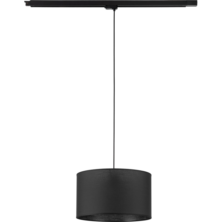 Lustr na lanku do 3-fázového lištového systému TRACER 1xE27/15W/230V pr. 38 cm černá