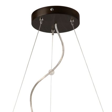 Lustr na lanku 3xE27/60W/230V ø 47 cm borovice