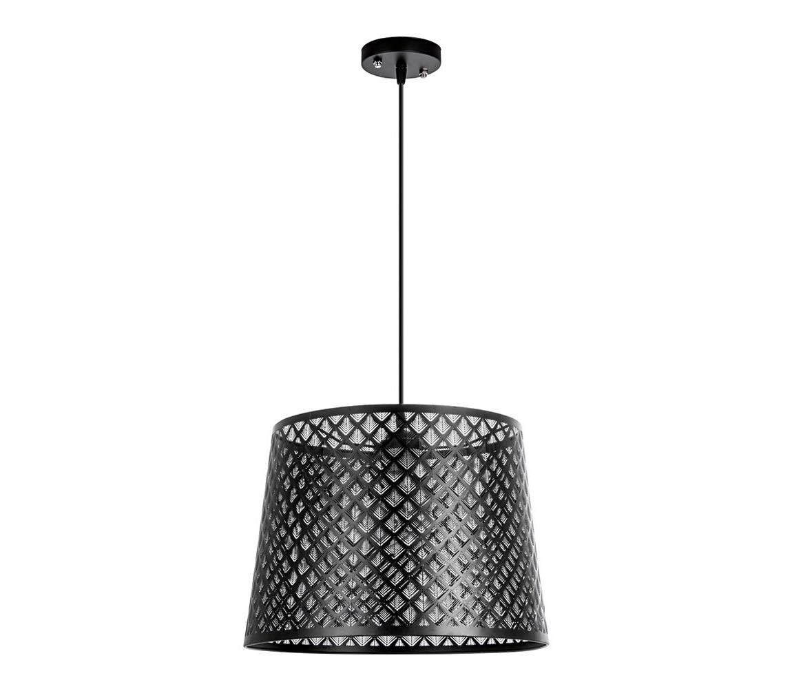 Venti Lustr na lanku ABAZUR 1xE27/60W/230V černá VE0271