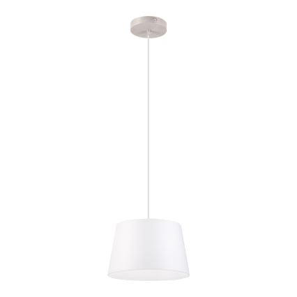 Lustr na lanku AIDA 1xE27/60W/230V pr. 25 cm dub/bílá