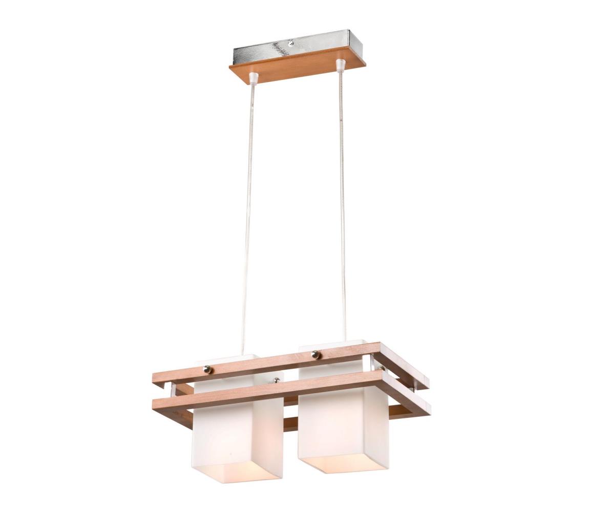 Lamkur Lustr na lanku ALAN 2xE27/60W/230V LA18430