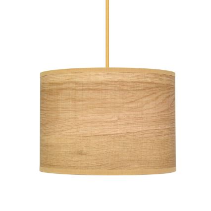 Lustr na lanku ALBA 1xE27/15W/230V pr. 20 cm hnědá