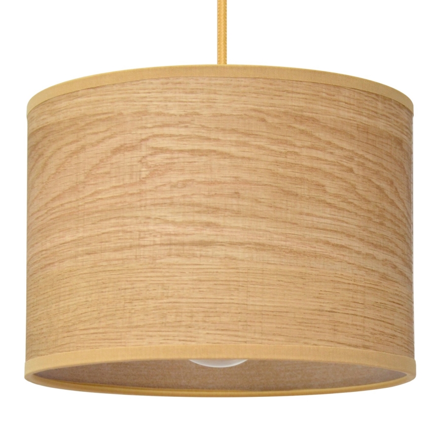 Lustr na lanku ALBA 1xE27/15W/230V pr. 20 cm hnědá