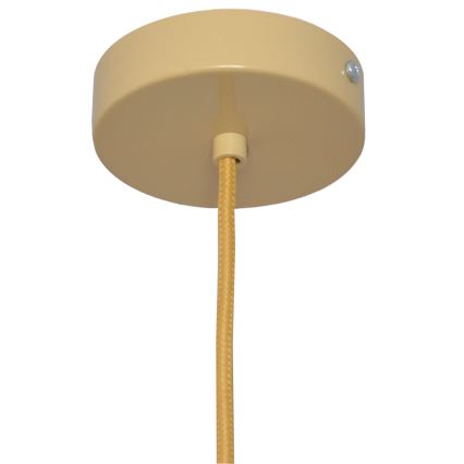 Lustr na lanku ALBA 1xE27/15W/230V pr. 20 cm hnědá