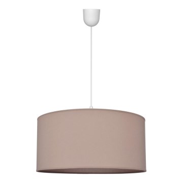 Lustr na lanku ALBA 1xE27/15W/230V pr. 40 cm béžová