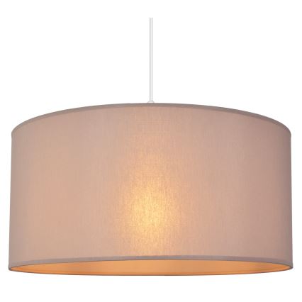 Lustr na lanku ALBA 1xE27/15W/230V pr. 40 cm béžová