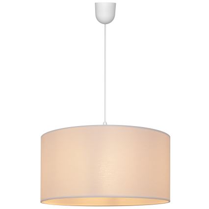 Lustr na lanku ALBA 1xE27/15W/230V pr. 40 cm bílá