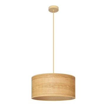 Lustr na lanku ALBA 1xE27/15W/230V pr. 40 cm hnědá