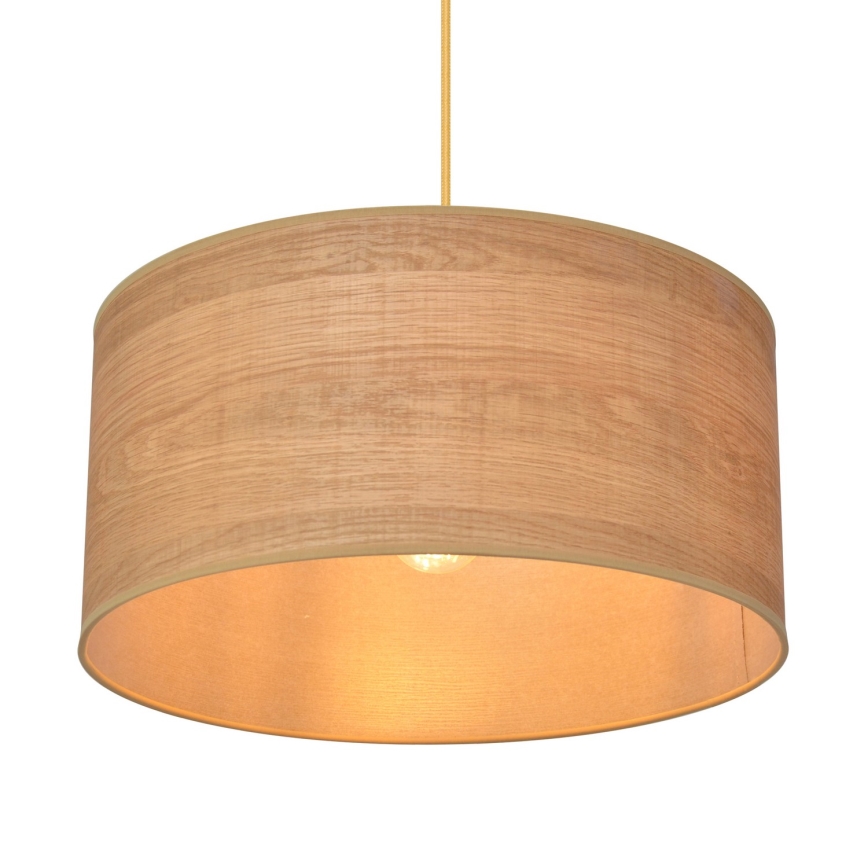 Lustr na lanku ALBA 1xE27/15W/230V pr. 40 cm hnědá