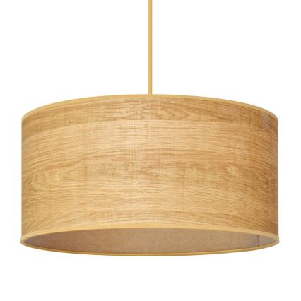 Lustr na lanku ALBA 1xE27/15W/230V pr. 40 cm hnědá