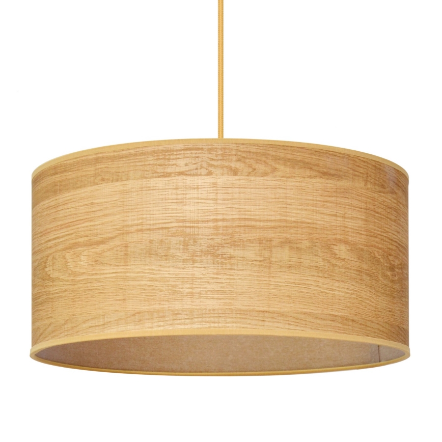Lustr na lanku ALBA 1xE27/15W/230V pr. 40 cm hnědá