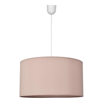 Lustr na lanku ALBA 1xE27/15W/230V pr. 45 cm béžová