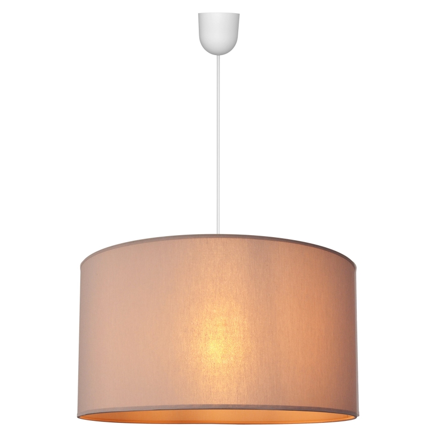 Lustr na lanku ALBA 1xE27/15W/230V pr. 45 cm béžová