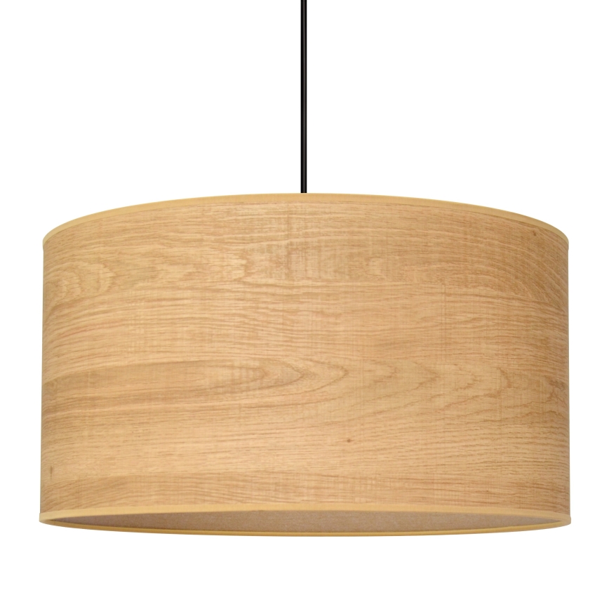 Lustr na lanku ALBA 1xE27/15W/230V pr. 45 cm hnědá/černá