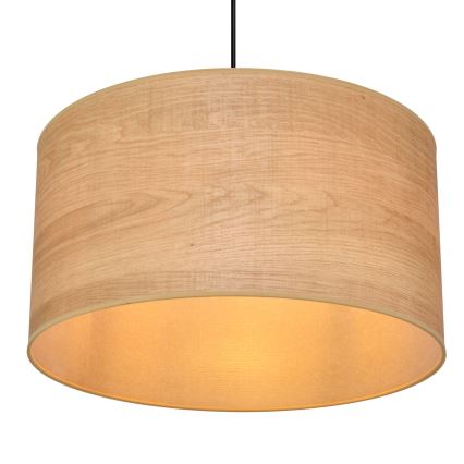 Lustr na lanku ALBA 1xE27/15W/230V pr. 45 cm hnědá/černá
